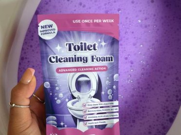 FizzClean toilet cleaning foam pouch